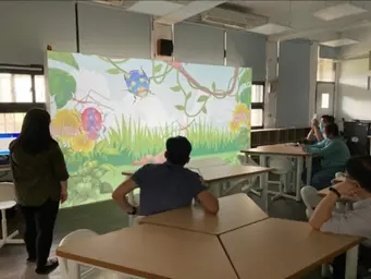 JOBALL找專家作品 [積穗國小互動教學裝置] 的內容