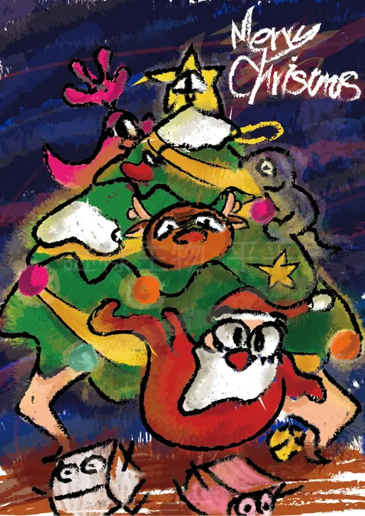 JOBALL找專家作品 [聖誕節卡片/卡片設計] 的封面圖