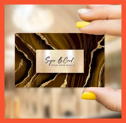 JOBALL找專家作品 [名片印製｜公版套版｜名片設計｜平面設計｜印刷＋設計(水彩暈染金箔系列)  名片客製（套版）] 的封面圖